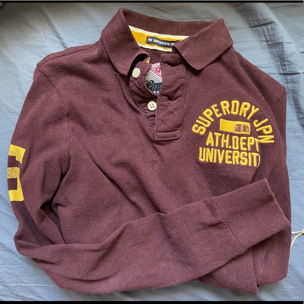 Superdry Long Sleeve Polo